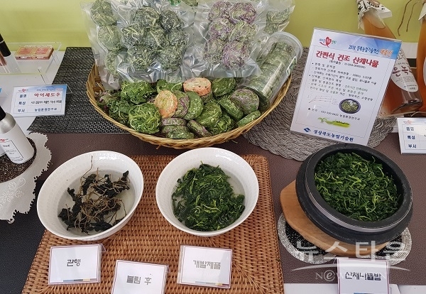 산채나물 건조기술