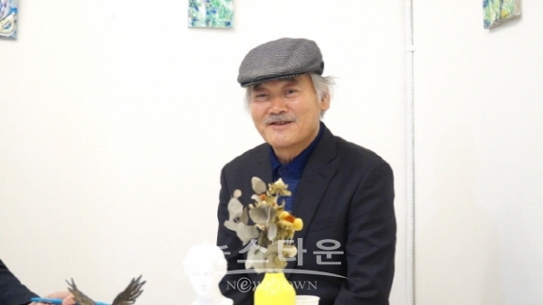운봉 이규완 작가의 색채여행 8 ‘한국인의 꿈 십장생’(김한정 기자)