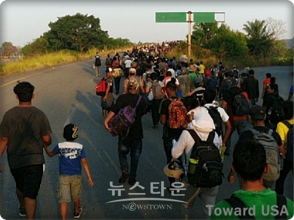미국의 국경경비대 담당자는 “잠재적인 안전 위기관리상의 위협”이라며 경계를 강화하고 있으며, 제임스 매티스 국방장관은 14일 텍사스 주의 국역지대에 파견한 미군 부대를 시찰하기도 했다.