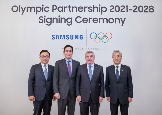삼성전자는 국제올림픽위원회(IOC)와 2020년까지였던 올림픽 공식후원 계약기간을 2028년까지로 연장했다