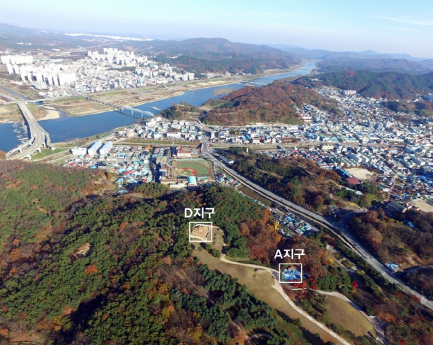 송산리고분군 재조사 대상지 전경