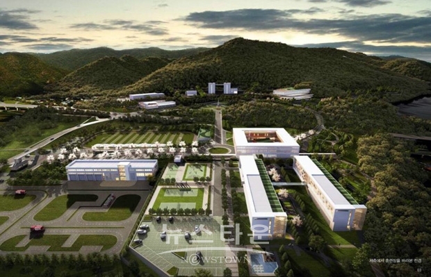 충남소방복합시설 조감도
