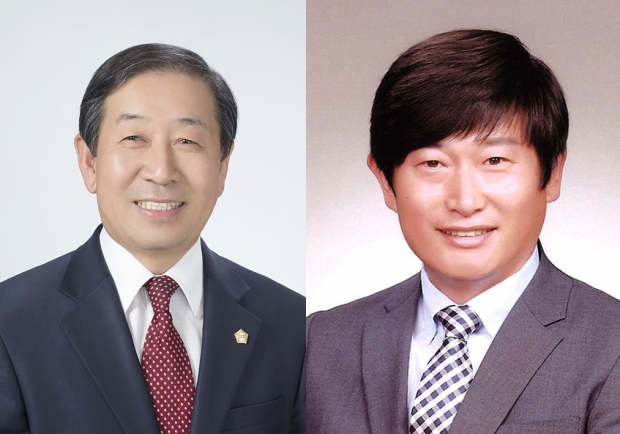 왼편부터 황기섭, 곽희운 의원