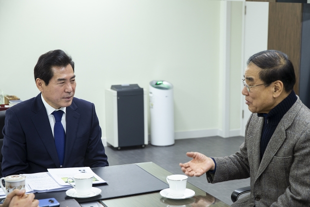 김상돈 의왕시장과 면담