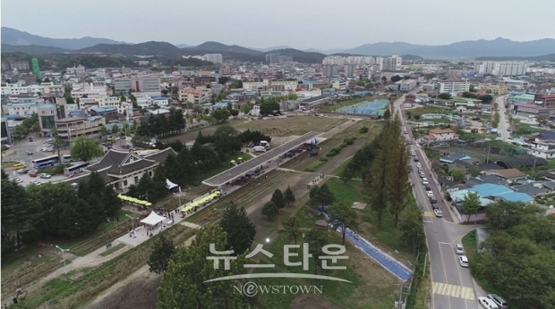 친절하고 살맛나는 천년남원만든다_하늘에서 바라본 구 남원역사