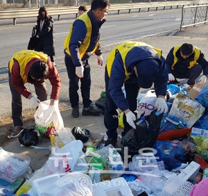 불법쓰레기 배출단속