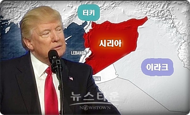 트럼프 대통령은 “IS지배 지역의 99%가 제압이 끝난 상태”라고 지적하고, 앞으로 IS의 잔당이 지하에 잠복해 게릴라전을 전개할 것이라는 염려가 나오고 있는 것에 관해서는, "약간 인원수(의 적)이 남아있다고 해서, 부대를 놓아 둘 수는 없다. 경비가 너무 많이 든다“고 주장했다.