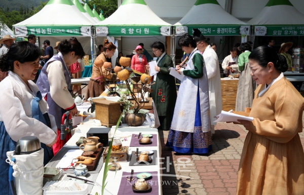 지난해 하동야생차문화축제 모습
