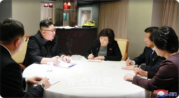 조선중앙통신은 “김정은이 공식 친선방문을 위해 3월 2일까지 현지에 체류할 것”이라고 밝히기도 했다. / 사진 : 조선중앙통신/ 베트남 하노이 숙소 멜리나 호텔