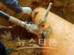 송유관 유류 절도