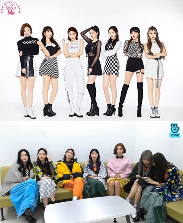 모모랜드 컴백 (사진: 모모랜드 인스타그램, V라이브)