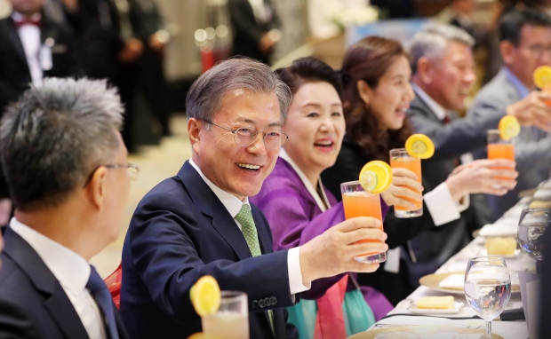 말레이시아 동포 간담회. 청와대 사진