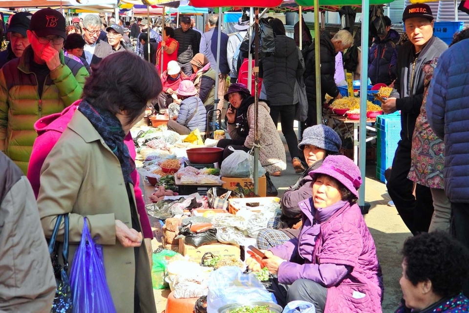 원주장날 풍경