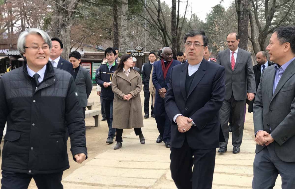 남이섬서 한우 세계화 위한 외교관 초청 오찬회