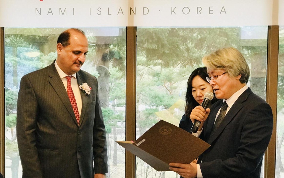 남이섬서 한우 세계화 위한 외교관 초청 오찬회