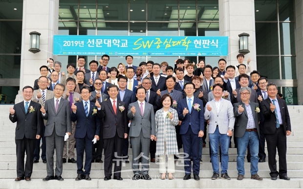 SW중심대학사업 현판식