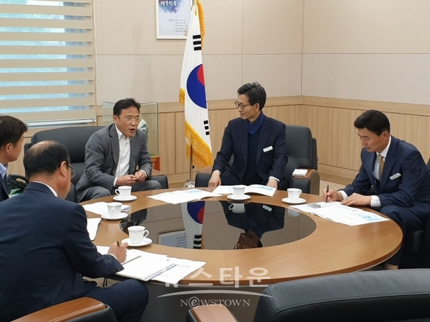 익산청장과 미팅 사진