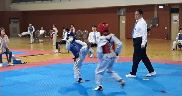 겨루기대회 모습