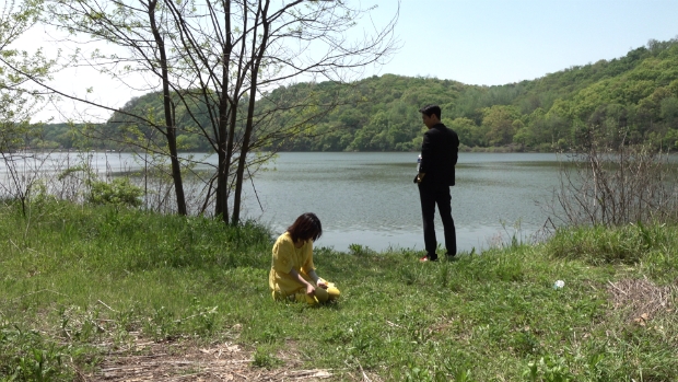배우 오경원, 최다름 (촬영장소: 헤이리마을)
