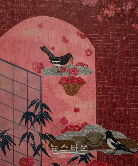 이재애 그림에세이 ‘엄마의 정원’(김한정 기자)