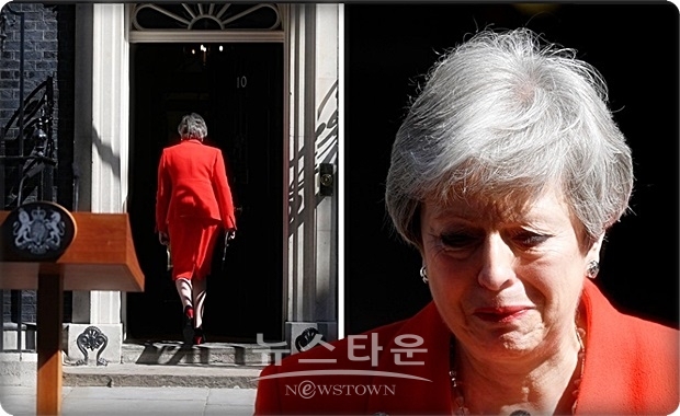 메이 총리는 지난 4월 보수당 당내의 동의 없이 최대 야당인 노동당의 지지를 얻기 위해 코비 당수와 협의를 개시하기도 했다.  그러자 또다시 자신의 보수당 내의 지지를 잃게 됐다. 악순환의 반복이다. 이어 그는 5월 21일 국민투표 재실시에 대하여 의회와 협상을 할 방침을 밝히고, 야당인 노동당에 한층 더 다가가려 시도했다. 그러자 보수당 내의 대부분 의원들이 사임을 요구하는 사태로 발전했다.