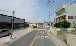 한산한 경북 공단 거리.