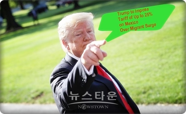 트럼프 대통령은 “멕시코가 협력에 소극적이어서 이민의 대량 유입을 초래한 것이 위기를 불러와 미국의 안보와 경제에 대한 중대한 위협이 되고 있다고 비판하고, 멕시코에는 강력한 이민법이 있고, 이민자들을 조국으로 송환하는 등 불법 이민 흐름을 쉽게 막을 수 있을 것이라고 말했다.