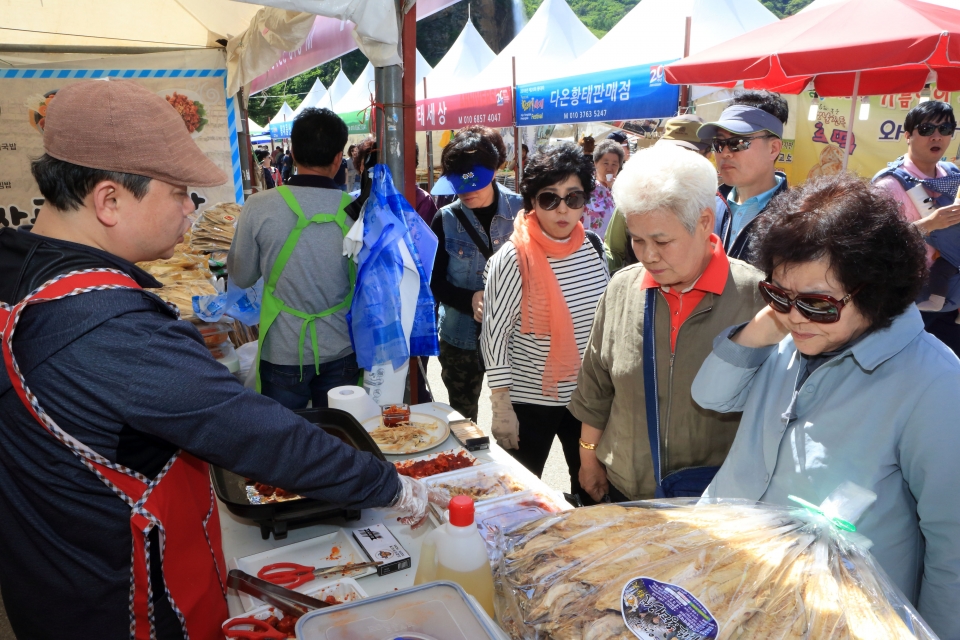 2018년 용대리 황태축제 자료사진