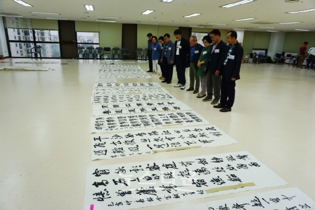 제38회 대한민국미술대전 서예부문 시상식(김한정 기자)