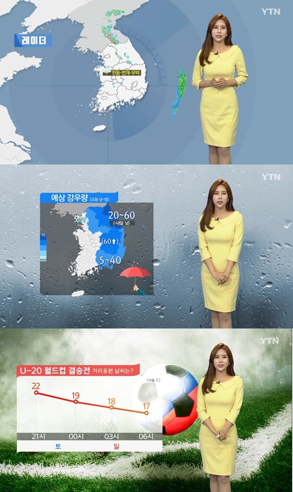 오늘의 날씨 서울 잠실 (사진: YTN 뉴스)
