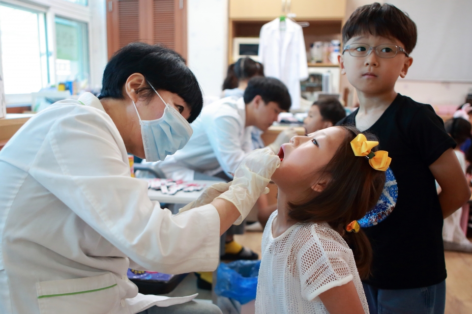 인제군보건소, '어린이 충치예방사업'