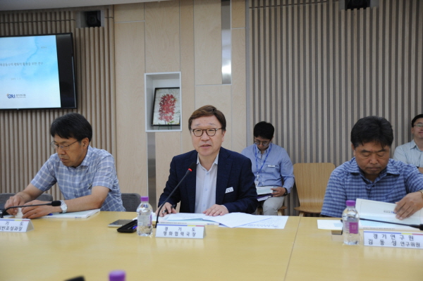 신명섭 평화협력국장 인사말