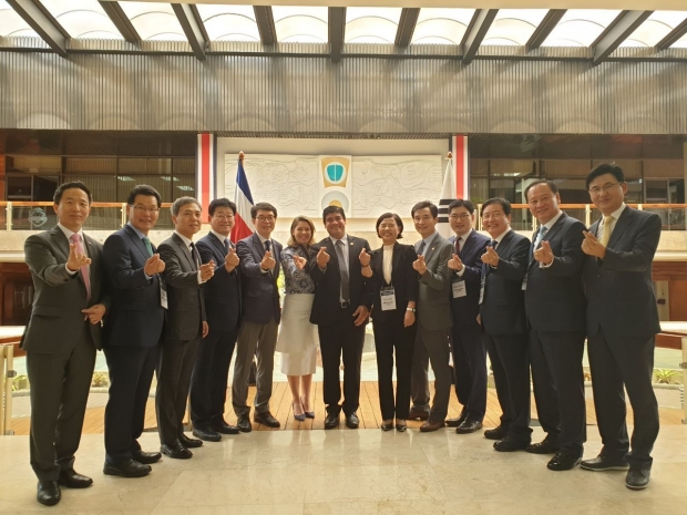 코스타리카를 방문한 전국사회연대경제 지방정부협의회 한국대표단 기념 사진