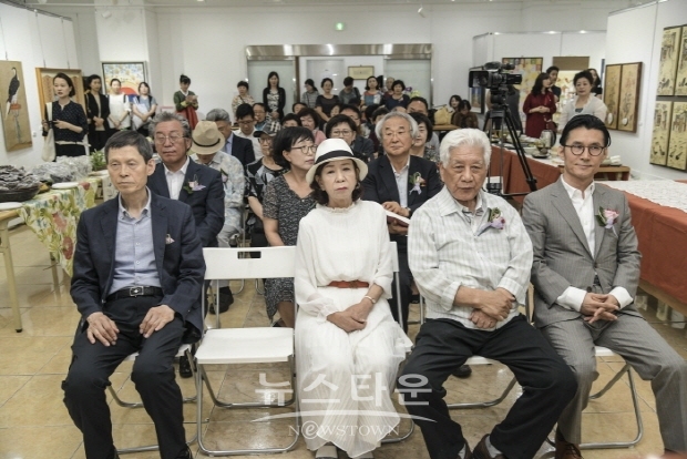 제6회 김재춘 민화연구소 회원전(김한정 기자)
