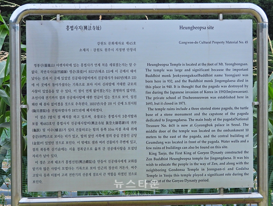 흥법사지삼층석탑(興法寺地 三層石塔),진공대사탑비(眞空大師塔碑)