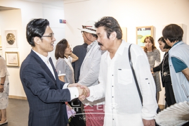 2019 한국미술협회 한국화분과 임원전(김한정 기자)