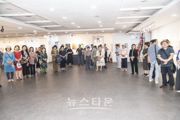 2019 한국미술협회 한국화분과 임원전(김한정 기자)