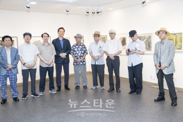2019 한국미술협회 한국화분과 임원전(김한정 기자)