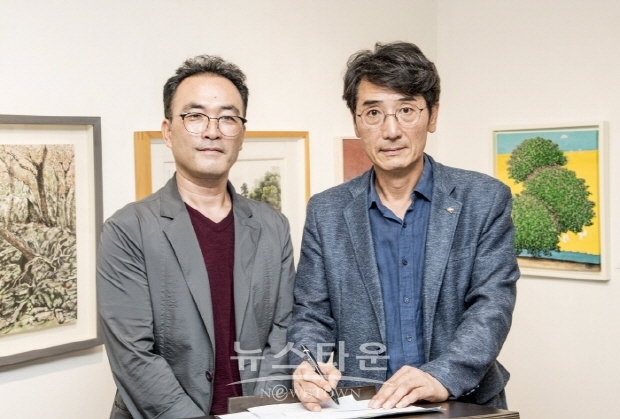 2019 한국미술협회 한국화분과 임원전(김한정 기자)