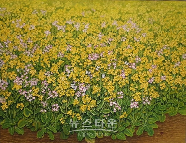 구상 최우수상 한국화 조영희(김한정 기자)