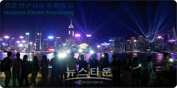 “인간사슬”은 1989년 8월 23일 발트 3국의 시민 200만 명이 손을 잡고 675km의 "발트의 길"을 만들어 당시 소련의 지배에 항의한 것으로 알려진 방식이다. 이번홍콩 인간사슬 시위는 발트 3국 인간사슬 시위 30주년을 기념하여 기획됐다.