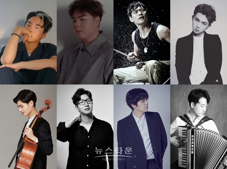 (1열 왼쪽부터 이종훈, 최영진, 이시영, 박지환, 2열 왼쪽부터 박찬영, 남근형, 멜로우 키친, 이자원)