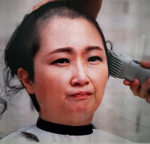 이은주(무소속)의원의 '눈물의 삭발식'