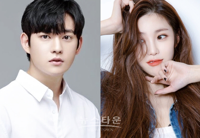 (사진설명: 웹드라마 [내 마음에 그린] 주연 배우 최규선(왼)과 전효성(오)