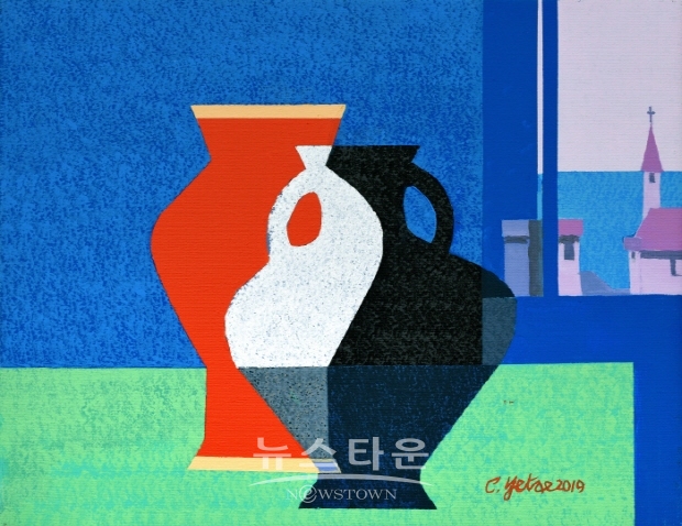 최예태 화백 부스개인전