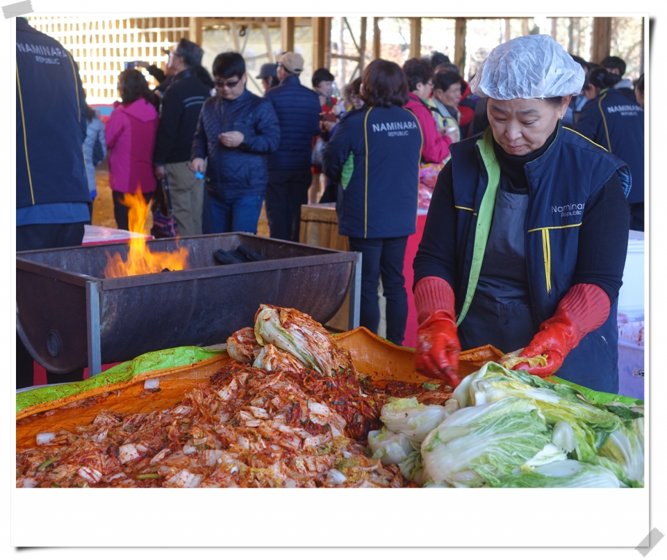 2018년 11월 4일 김장하는 날 자료사진