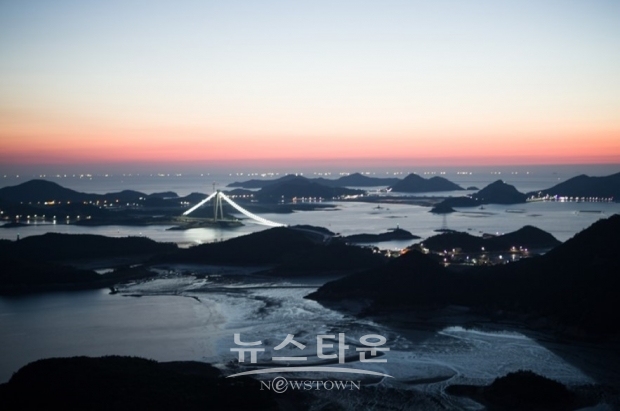 아른다운 고군산군도 야경 / 새만금 홈페이지 캡쳐