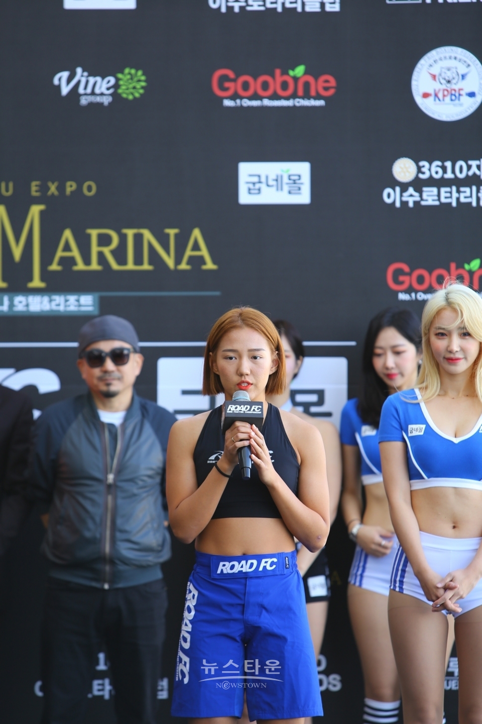 ROAD FC YOUNG GUNS 45 공식 계체량 및 인터뷰, '2경기 이은정 VS 박지수' / 고득용기자 ⓒ뉴스타운