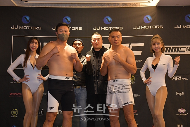 메인7경기_엔젤걸우희,명현만,박호준AFC대표,크리스MMC대표,저우웨이,엔젤걸다령 / 고득용기자 ⓒ뉴스타운