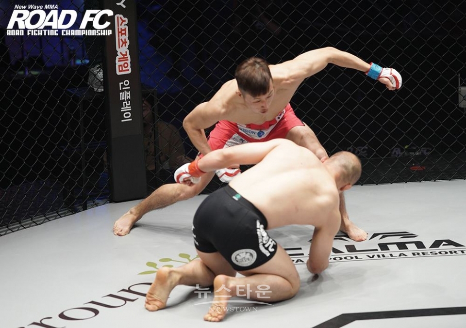 일본에서 한국 귀화 원하며 ROAD FC 도전해 첫 승 거둔 김성오 “꿈을 이룬 기분” / 고득용기자 ⓒ뉴스타운